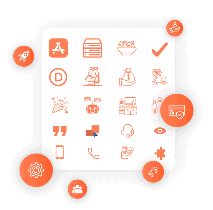 50+ Custom Icons